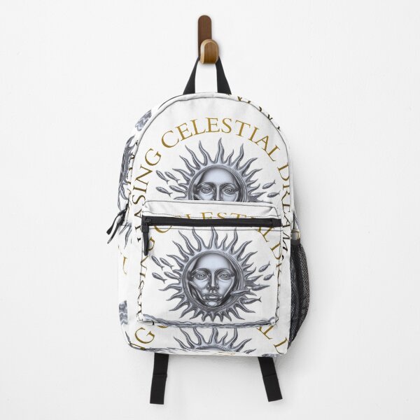 Item preview, Chasing Celestial Dreams – Metallic Sun and Moon Emblem designed and sold by RShirleyFineArt.