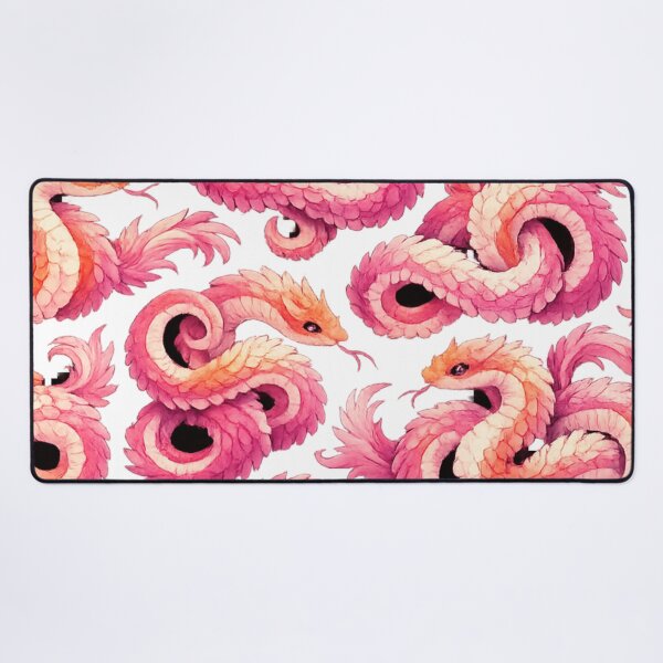 Item preview, Lesbian Pride Fantasy Snakes Pattern Art designed and sold by EchoPrint Co..