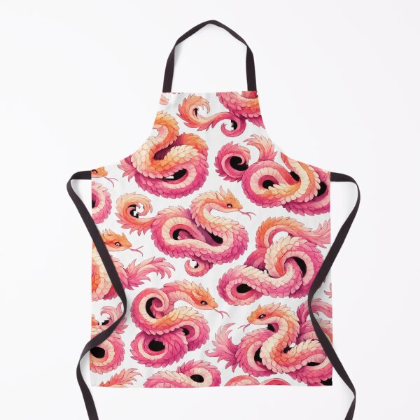 Item preview, Lesbian Pride Fantasy Snakes Pattern Art designed and sold by EchoPrint Co..