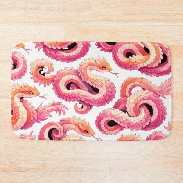 Item preview, Lesbian Pride Fantasy Snakes Pattern Art designed and sold by EchoPrint Co..