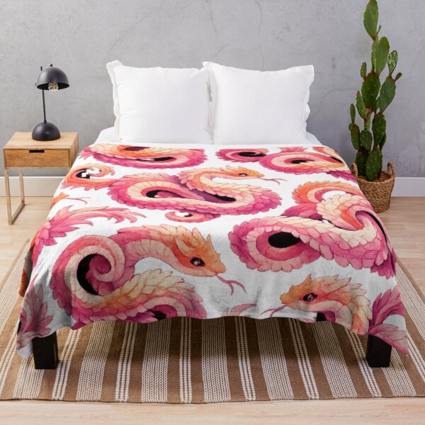 Item preview, Lesbian Pride Fantasy Snakes Pattern Art designed and sold by EchoPrint Co..