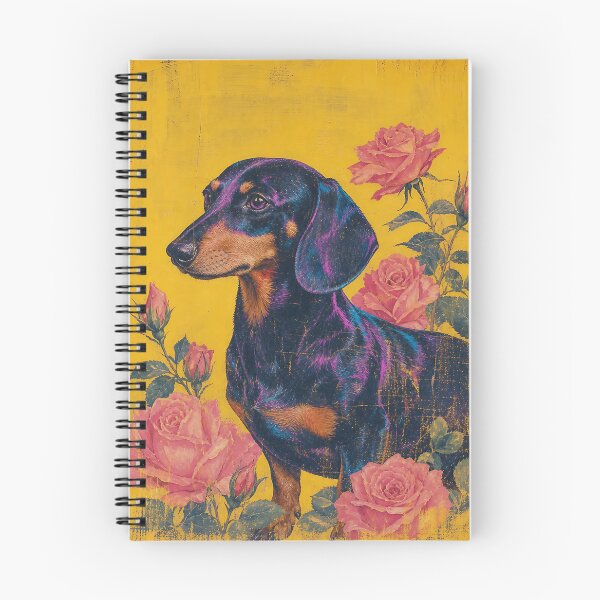Item preview, Dachshund, Retro Roses designed and sold by Jandedan.