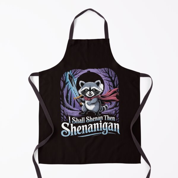 Item preview, I Shall Shenan Then Shenanigan Funny Pun Humor Design with Raccoon Meme Style designed and sold by Redgiant87x.