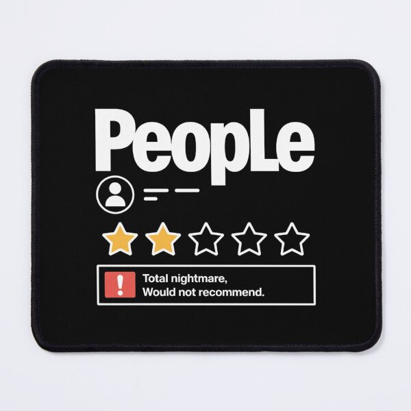 Item preview, Funny People One Star Total Nightmare Would Not Recommend designed and sold by ZACK ART.
