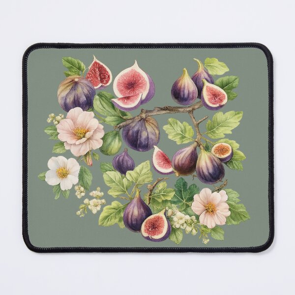 Item preview, Vintage Fig Botanical Watercolor | Cottagecore Fruit & Floral Aesthetic T-Shirt Design | gift | wife | GIRL FRIEND designed and sold by Designer Forever ⭐⭐⭐⭐⭐.