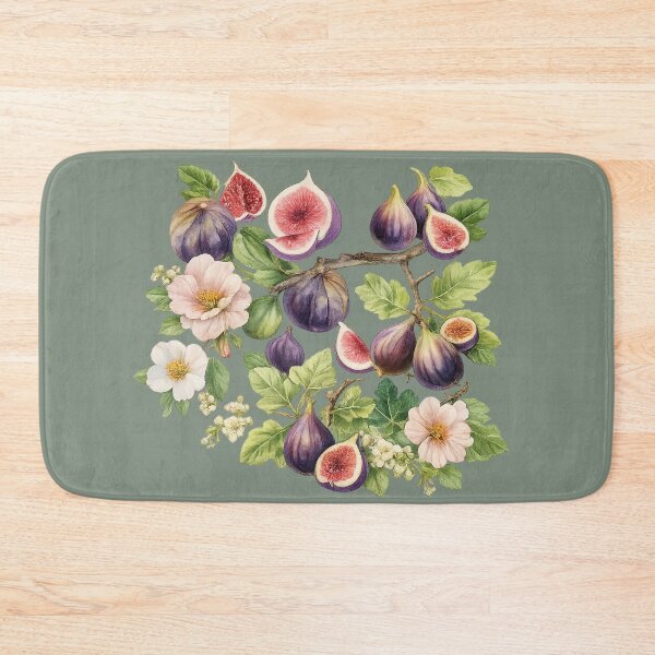 Item preview, Vintage Fig Botanical Watercolor | Cottagecore Fruit & Floral Aesthetic T-Shirt Design | gift | wife | GIRL FRIEND  designed and sold by Designer Forever ⭐⭐⭐⭐⭐.