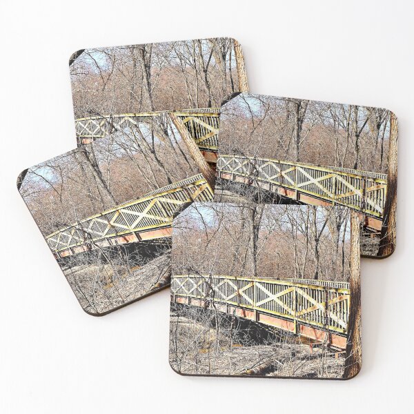 Item preview, Tne Foobridge in the Pheasant Branch Conservancy designed and sold by Martha Sherman.