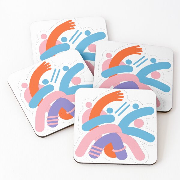 Item preview, Dancing Figures Sticker  designed and sold by inkfusionhub99.