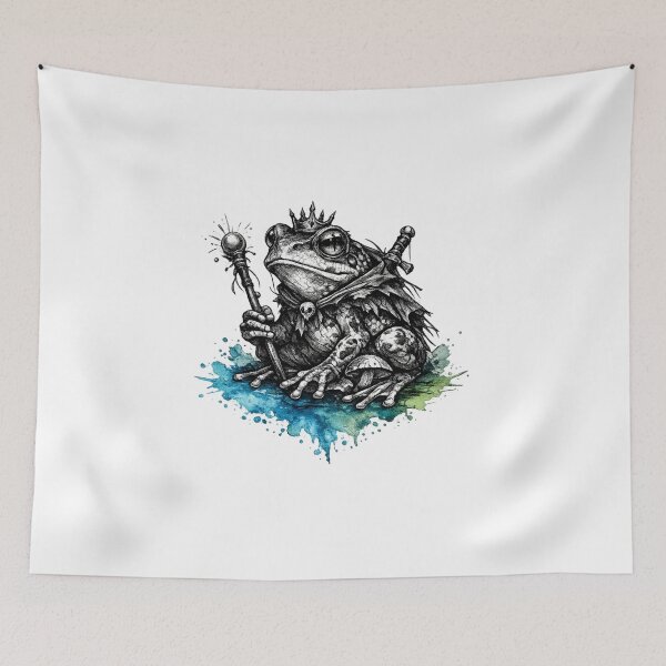Item preview, Mystic Frog Watercolor Gothic Design designed and sold by MolinezjArt.