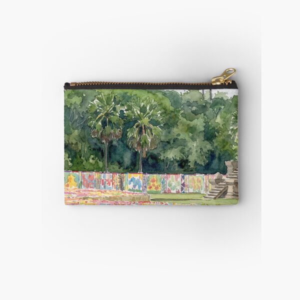 Item preview, Angkor Wat Origami Hearts Watercolour Style designed and sold by InkAndLatitude.