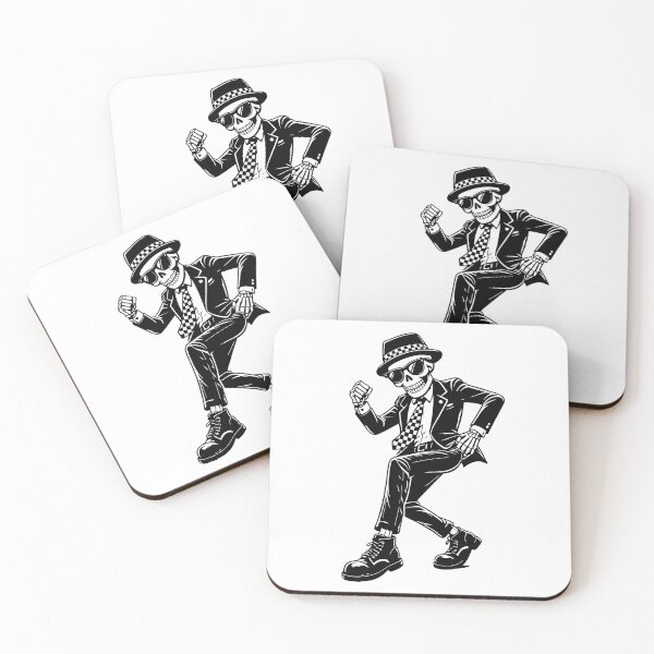 Item preview, SKA Music Skeletion - the specials, bad banners, the beat designed and sold by PIXEL POP DESIGNS - Beyond the Norm!.