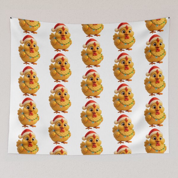 Item preview, Christmas Buff Orpington Chicken 2 designed and sold by Sillytoe.