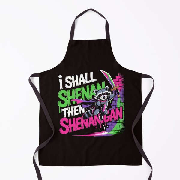 Item preview, I Shall Shenan Then Shenanigan Cute and Funny Raccoon Meme Pun Humor Graphic designed and sold by Redgiant87x.