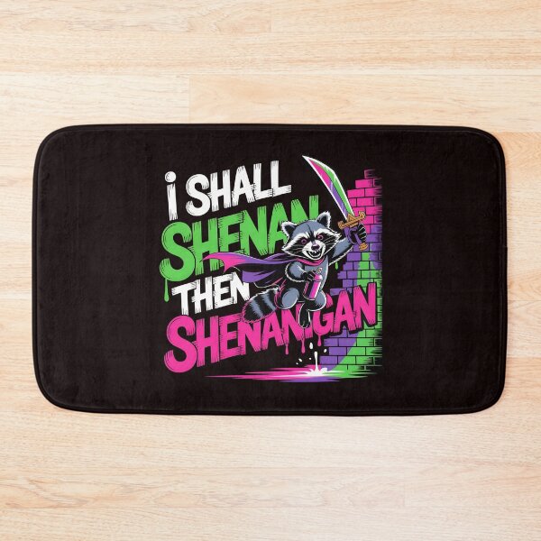 Item preview, I Shall Shenan Then Shenanigan Cute and Funny Raccoon Meme Pun Humor Graphic designed and sold by Redgiant87x.