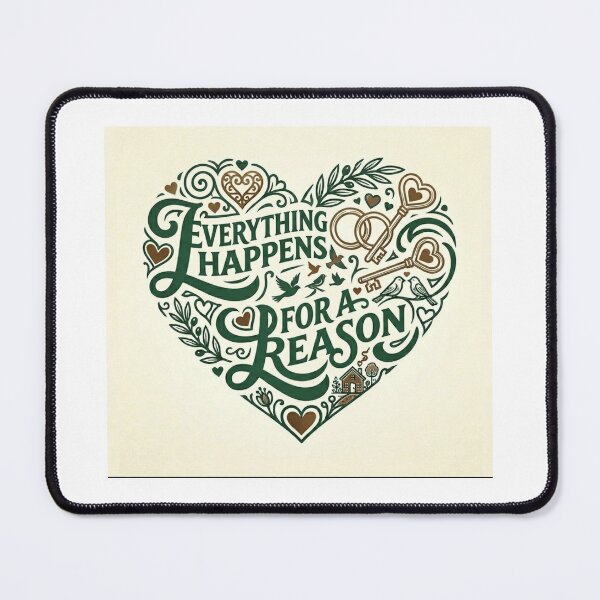 Item preview, Spiritual Aesthetic "Everything Happens For A Reason" Emblem designed and sold by FASHION-YAHAN.