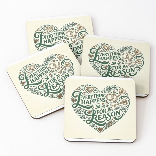 Item preview, Spiritual Aesthetic "Everything Happens For A Reason" Emblem designed and sold by FASHION-YAHAN.