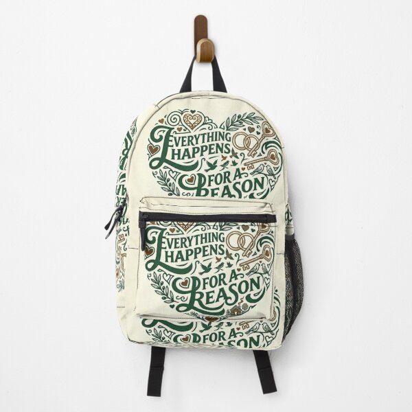 Item preview, Spiritual Aesthetic "Everything Happens For A Reason" Emblem designed and sold by FASHION-YAHAN.