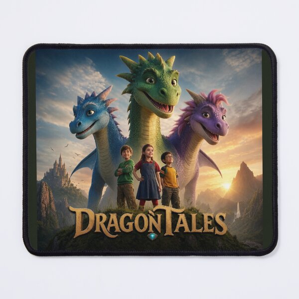 Item preview, Epic Dragon Tales: 3D Cinematic Fantasy Adventure & Magical Friendship Poster Art designed and sold by Yasmine Mohammed.