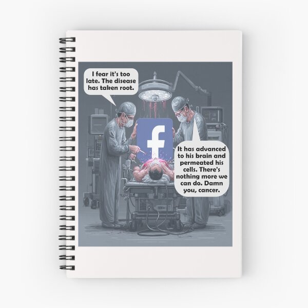 Item preview, Social Media Cancer Surgery | Dark Anti-Influencer Satire Art designed and sold by Ignorant-Artist.