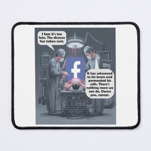 Item preview, Social Media Cancer Surgery | Dark Anti-Influencer Satire Art designed and sold by Ignorant-Artist.