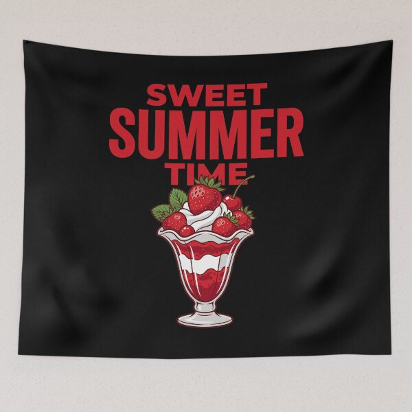 Item preview, Sweet Summer Time Strawberry Ice Cream Sundae designed and sold by KroghDs.