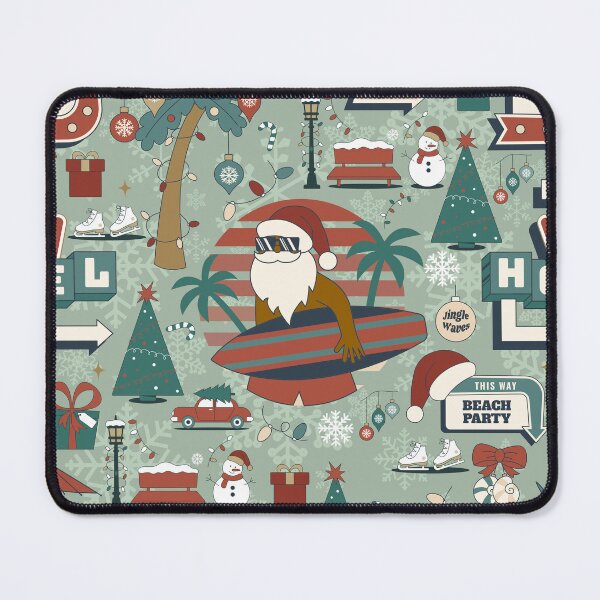 Item preview, christmas july route 25 beach tropical black african santa designed and sold by Gossip Rag.