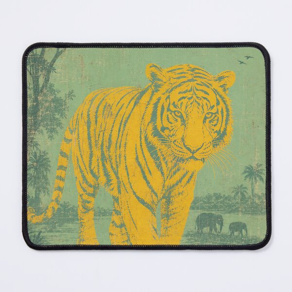 Item preview, Golden Tiger — Seafoam Retro designed and sold by Jandedan.