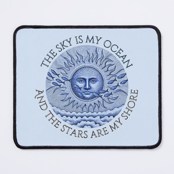 Item preview, Silver Celestial Sun and Fish With Inspirational Quote – Cosmic Design designed and sold by RShirleyFineArt.
