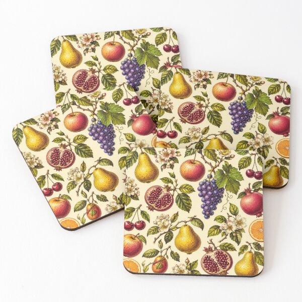 Item preview, Vintage botanical fruit pattern designed and sold by BlueBerry45.