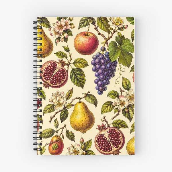 Item preview, Vintage botanical fruit pattern designed and sold by BlueBerry45.