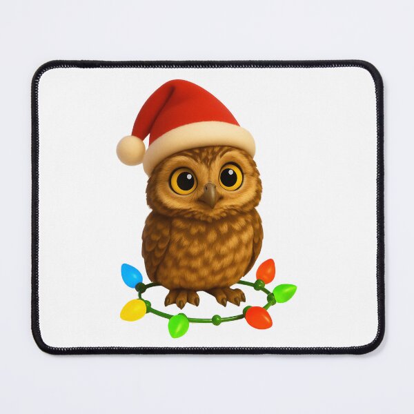 Item preview, Christmas Burrowing Owl designed and sold by Sillytoe.