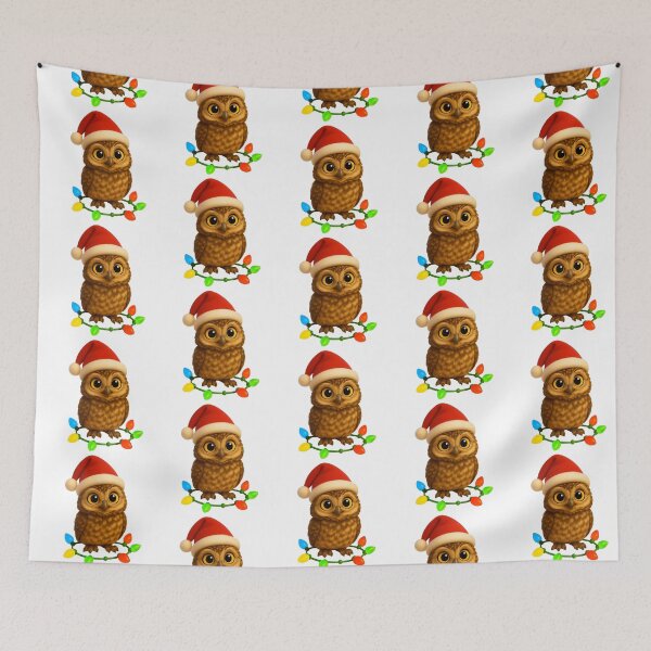 Item preview, Christmas Burrowing Owl designed and sold by Sillytoe.