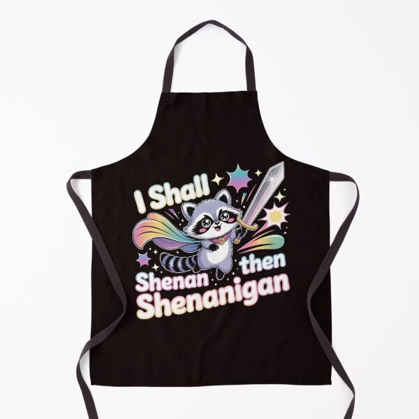Item preview, I Shall Shenan Then Shenanigan Chaotic Cute Raccoon Meme with Pun Humor designed and sold by Redgiant87x.