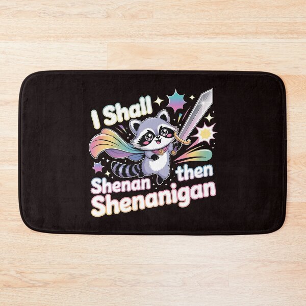 Item preview, I Shall Shenan Then Shenanigan Chaotic Cute Raccoon Meme with Pun Humor designed and sold by Redgiant87x.