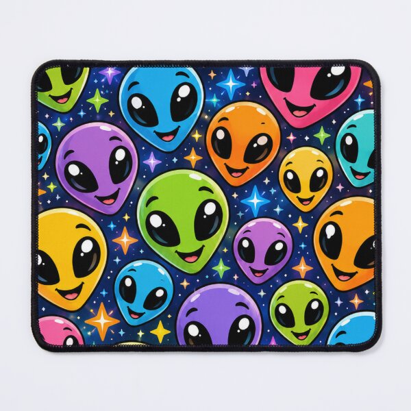 Item preview, Cute Kawaii Alien Pattern Colorful Funny Space Alien Shirt Kids Alien Gift designed and sold by Drawn-Measured.