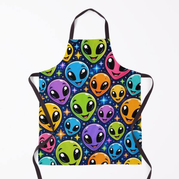 Item preview, Cute Kawaii Alien Pattern Colorful Funny Space Alien Shirt Kids Alien Gift designed and sold by Drawn-Measured.