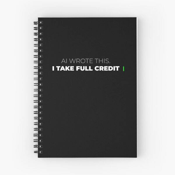 Item preview, AI Wrote This I Take Full Credit - Funny AI Coding Humor Programmer Gift designed and sold by IdentityinInk.
