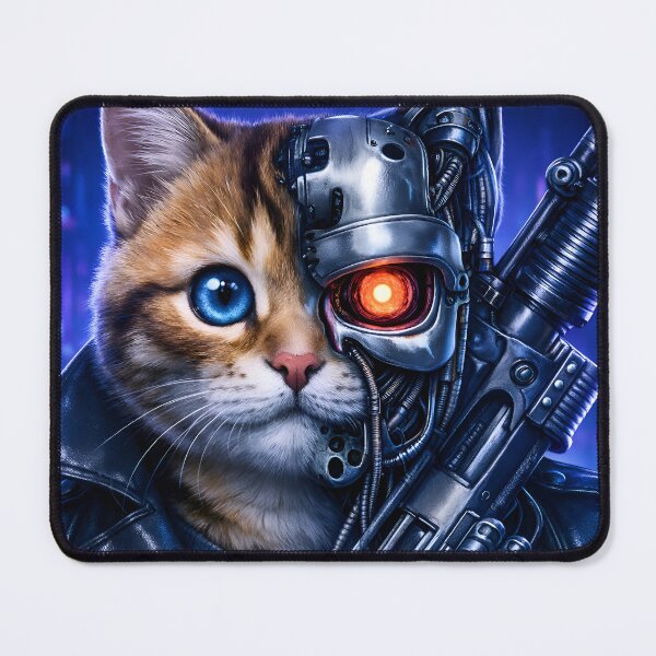 Item preview, Cybernetic Orange Tabby Cat designed and sold by TinCatOutPost.