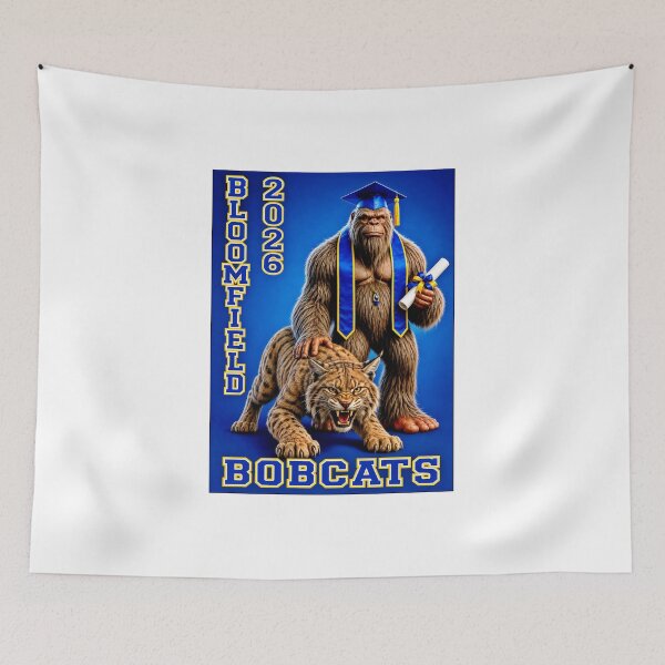 Item preview, BLOOMFIELD BOBCATS NM designed and sold by NativeGraffix.