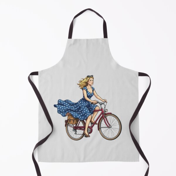 Item preview, Vintage Girl on Bicycle designed and sold by Stefanrajzer.