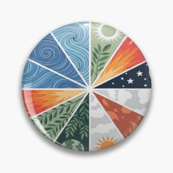 Item preview, Wheel of Nature – Elemental Harmony Design designed and sold by Cristhian Almanza.