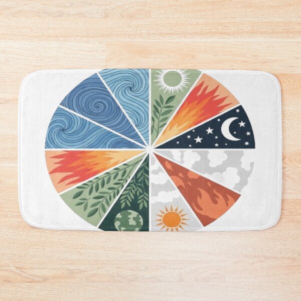 Item preview, Wheel of Nature – Elemental Harmony Design designed and sold by Cristhian Almanza.