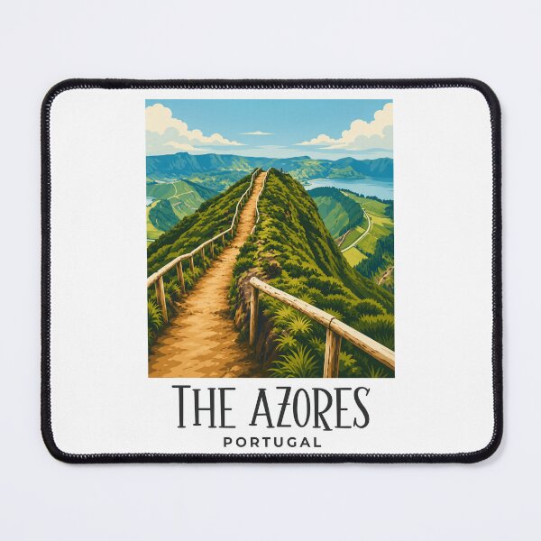 Item preview, A Travel Print of The Azores - Portugal designed and sold by StudioRedKoala.