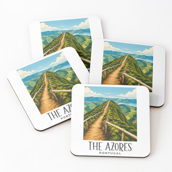 Item preview, A Travel Print of The Azores - Portugal designed and sold by StudioRedKoala.
