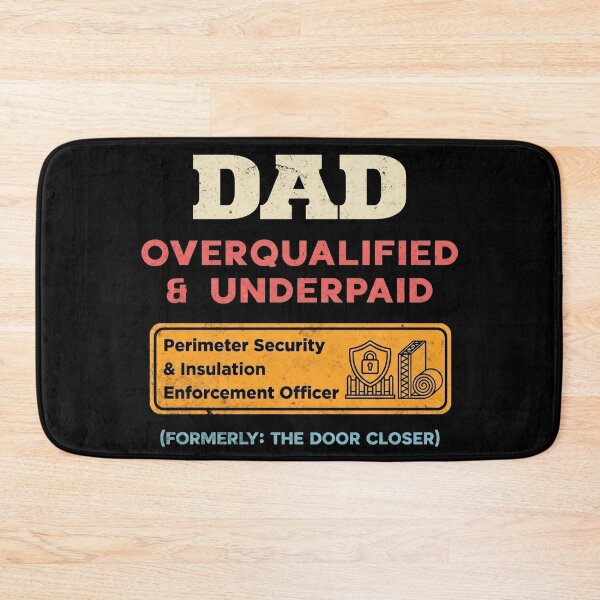 Item preview, Dad Overqualified Underpaid Officer Humor designed and sold by d247.