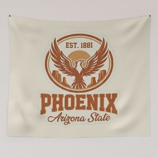 Item preview, Phoenix Arizona State - Vintage Desert Phoenix Crest designed and sold by The True American.