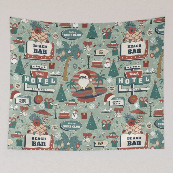 Item preview, christmas july route 25 beach tropical santa claus designed and sold by Gossip Rag.