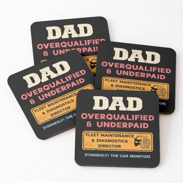 Item preview, Dad Overqualified Car Maintenance Director Funny designed and sold by d247.