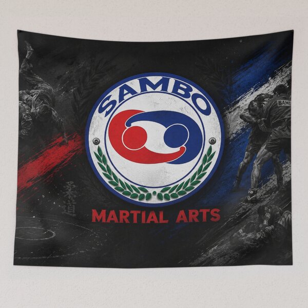 Item preview, Sambo Combat Warrior Spirit designed and sold by Fei Long Design Hub.