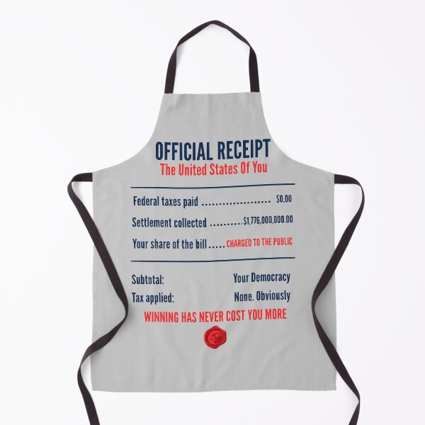 Item preview, Funny Political Satire Receipt: Tax Dodger Accountability Humor Art designed and sold by elynne9.